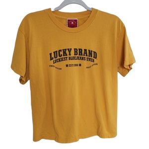 Vintage Lucky Brand Lucky Girl Graphic Tee